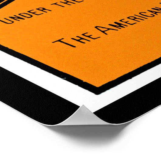 Chapins Rum-Label Poster (Ecke)