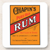 Chapins Rum-Label Untersetzer (Vorderseite)