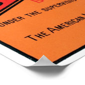 Chapins Rure Old Rum Poster (Ecke)