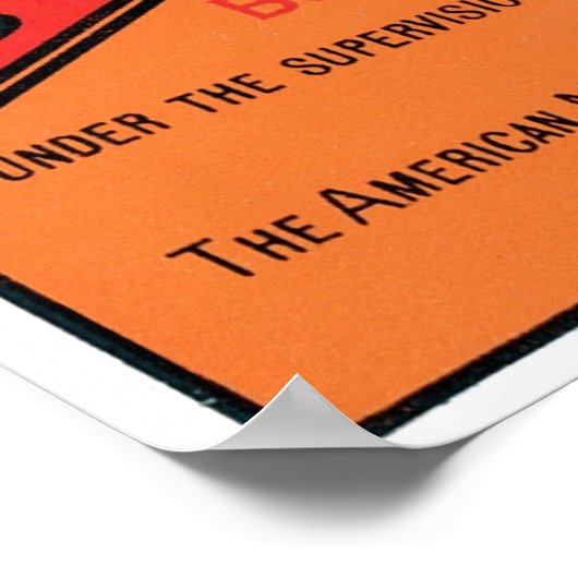 Chapins Rure Old Rum Poster (Ecke)