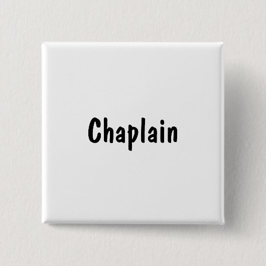 Chaplain Button (Vorderseite)