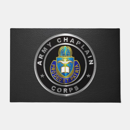 Chaplain Corps Fußmatte (Vorderseite)