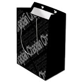 Chaplain Extraordinaire Mittlere Geschenktüte (Rückseite Schrägansicht)