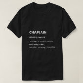 Chaplain Geschenke T-Shirt (Design vorne)