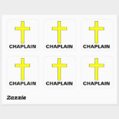 Chaplain Vehicle Decal Quadratischer Aufkleber (Blatt)