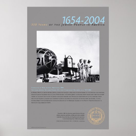 Chaplains at War, Saipan, Marianas, 1944 Poster (Vorne)