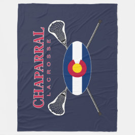 ChapLAX Flaggen-Logo auf blauer Fleece (3 Größen)