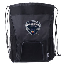 ChapLAX haftet Schilddrawstring-Rucksack