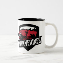 ChapLAX Wolverine-Schild Zwei-Ton Tasse
