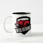 ChapLAX Wolverine-Schild Zwei-Ton Tasse (Links)
