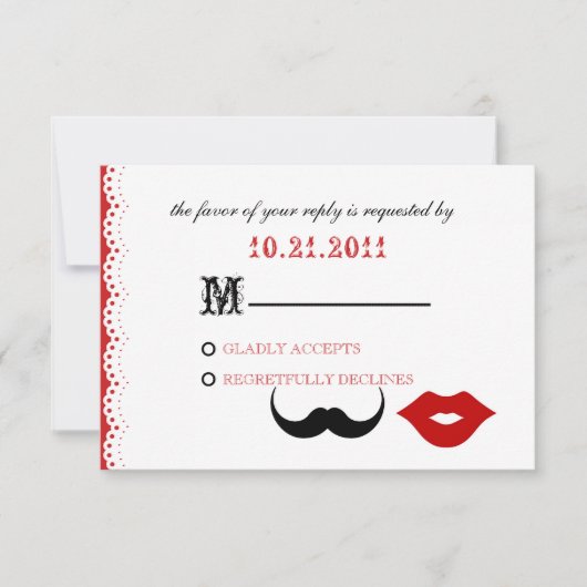 CHAPLIN - APPRED RSVP KARTE (Vorderseite)