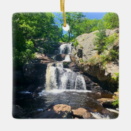 Chapman Falls Ruhe Keramikornament (Vorderseite)