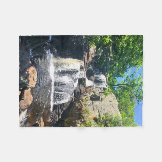 Chapman Falls Serenity Fleecedecke (Vorderseite (Horizontal))