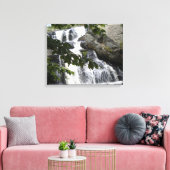 Chapman Falls Wrapped Canvas Print Leinwanddruck (Insitu (Wohnzimmer))
