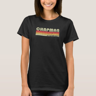CHAPMAN Nachname Funny Retro Vintager 80er 90S Bir T-Shirt