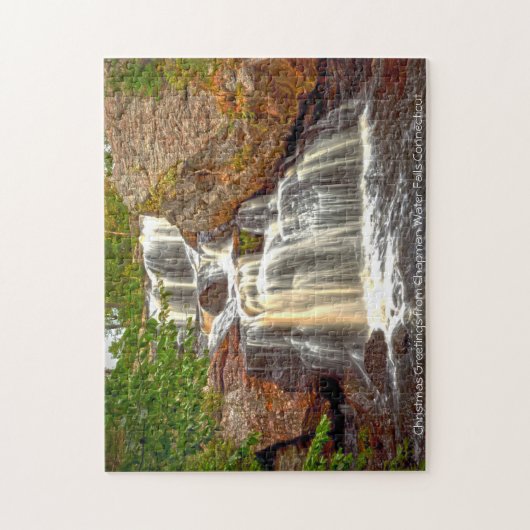 Chapman Wasserfall Connecticut. Jigsaw Puzzle (Vertikal)