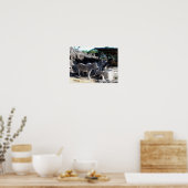 Chapman's Zebras Poster (Küche)