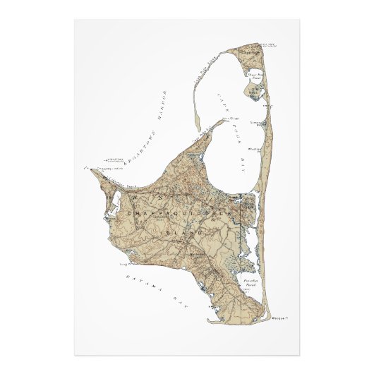 Chappaquiddick Island Akrylic Print Fotodruck (Vorne)