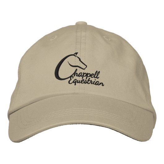 Chappell Equestrian Ball Cap Bestickte Baseballkappe (Vorderseite)