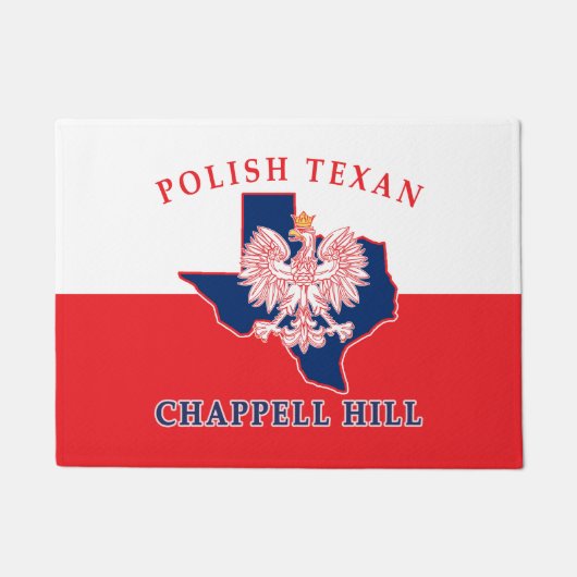 Chappell Hill Polnisch Texan Fußmatte (Vorderseite)