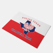 Chappell Hill Polnisch Texan Fußmatte (Schrägansicht)