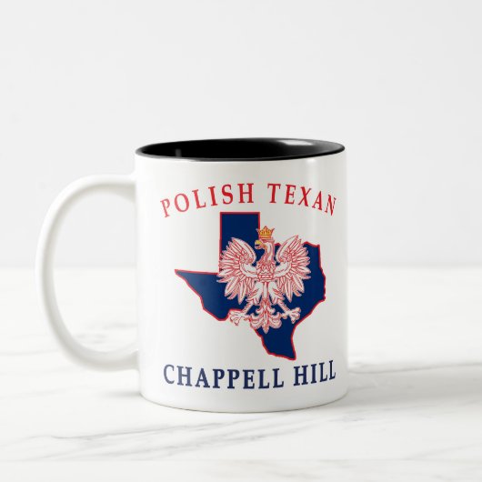 Chappell Hill Polnisch Texan Zweifarbige Tasse (Links)