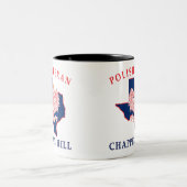 Chappell Hill Polnisch Texan Zweifarbige Tasse (Mittel)