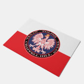 Chappell Hill Round Polish Texan Fußmatte (Schrägansicht)