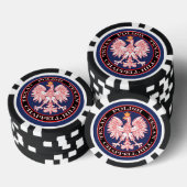 Chappell Hill Round Polish Texan Pokerchips (Stapel)