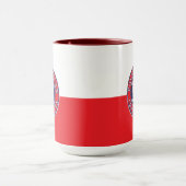 Chappell Hill Texas Polnischer Adler Tasse (Zentrum)