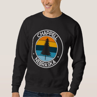 Chappell Nebraska NE USA City Pride Retro Sunset Sweatshirt