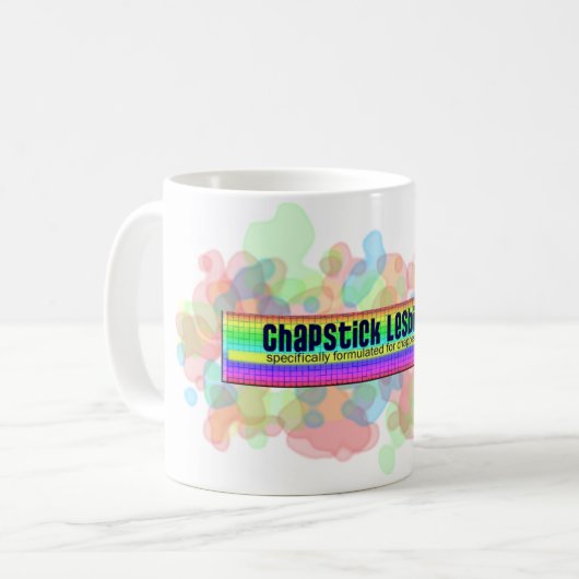 Chapstick Lesbe Kaffeetasse (Vorderseite Links)