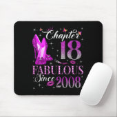 Chapter 18 Fabulous Since 2008 18th Birthday Gift  Mousepad (Mit Mouse)