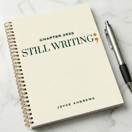 Chapter 2026 Still Writing Semicolon Journal Notizblock