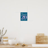 Chapter 20 Est 2006 Happy 20th Birthday Gift Poster (Küche)