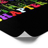 Chapter 21st Birthday Bookworm 21 Years Old For Bo Poster (Ecke)