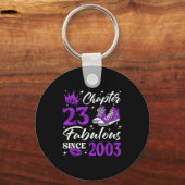 Chapter 23 Fabulous Since 2003 23rd Birthday Women Schlüsselanhänger (Vorderseite)