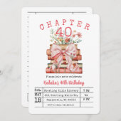 Chapter 40 Birthday Einladung (Vorne/Hinten)