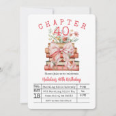 Chapter 40 Birthday Einladung (Vorderseite)