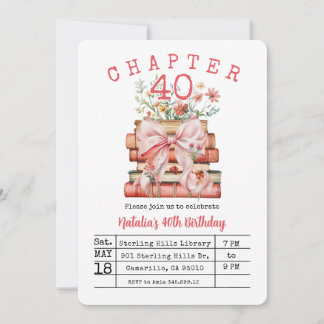 Chapter 40 Birthday Einladung