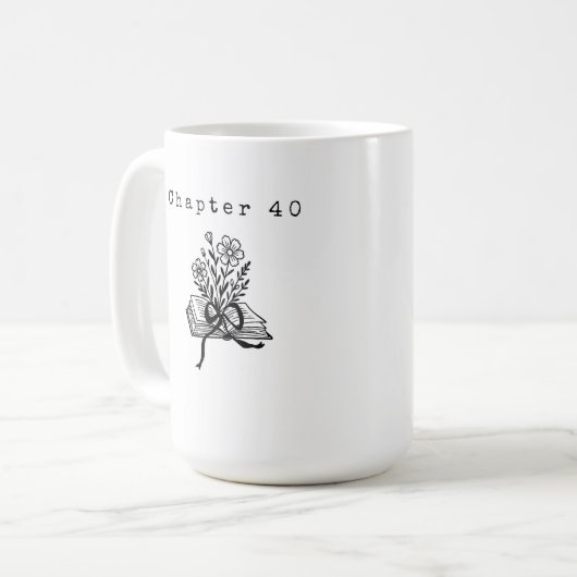 Chapter 40 Coquette Book Wildflowers Kaffeetasse (Vorderseite Links)