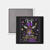 Chapter 41 Fabulous Since 1985 41st Birthday Women Magnet (Vorderseite/Rückseite)