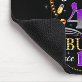 Chapter 43 Since 1983 Purple Disco Ball 43rd Birth Mousepad (Ecke)