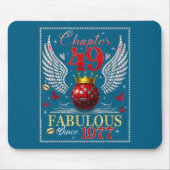 Chapter 49 Fabulous Est. 1977 Disco Ball 49th Birt Mousepad (Vorne)