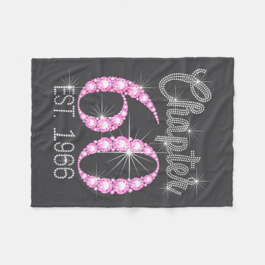 Chapter 60 Est 1966 Happy 60th Birthday Gift Fleecedecke (Vorderseite (Horizontal))
