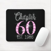 Chapter 60 Est 1966 Happy 60th Birthday Gift  Mousepad (Mit Mouse)