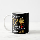 Chapter 72 Living My Blessed Life Since 1954 Afro  Kaffeetasse (Links)