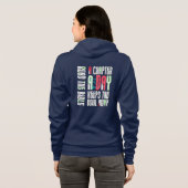 Chapter A Day Keep The Devil Away-Funny Christian Hoodie (Schwarz voll)