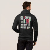 Chapter A Day Keep The Devil Away-Funny Christian Hoodie (Schwarz voll)