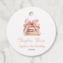 Chapter Three Pink Bow Books 3rd Birthday Party
